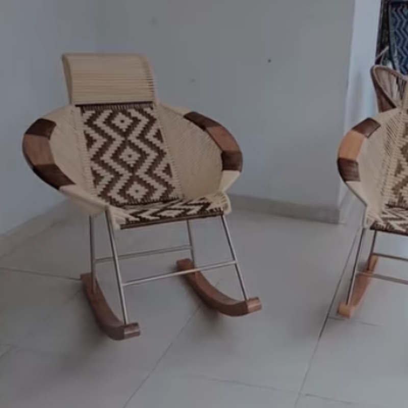 Par Mecedoras Artesanales - Imagen 2